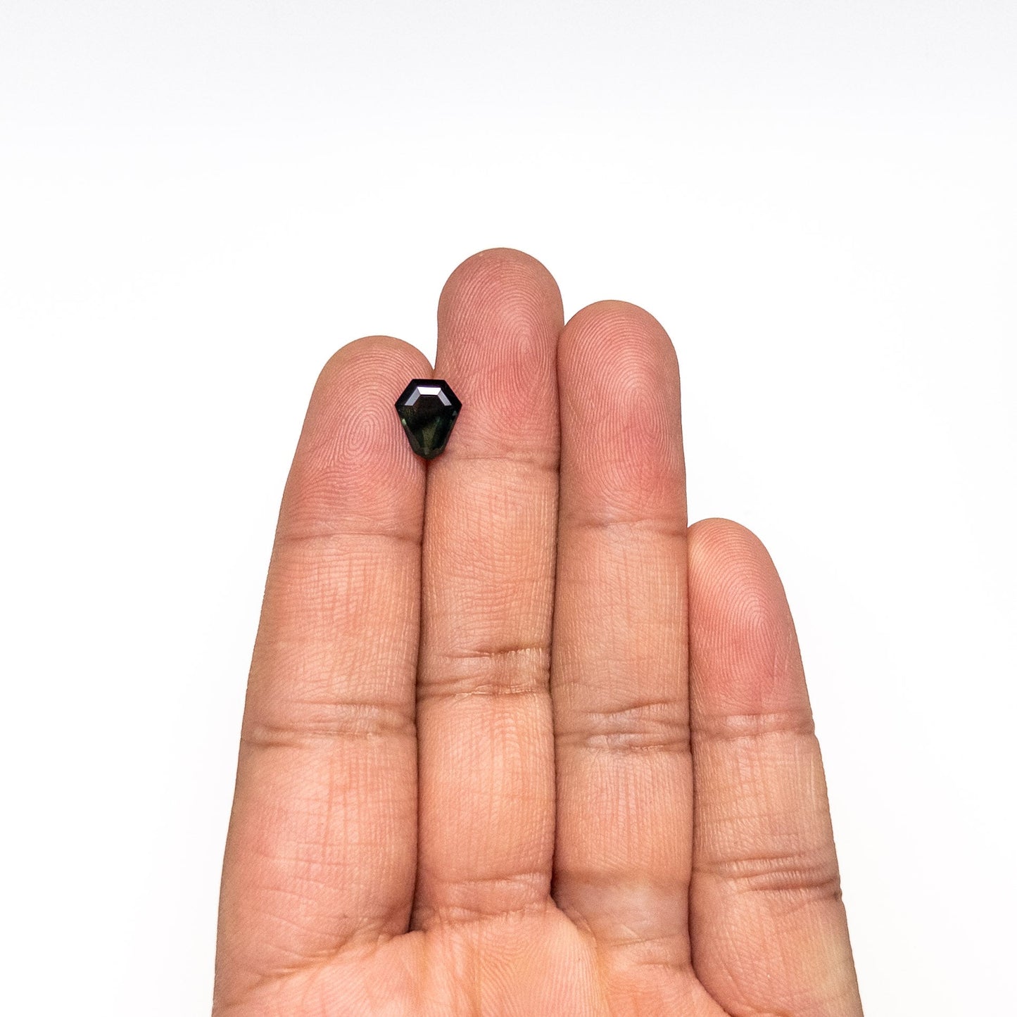 2.19ct 9.29x7.71x4.39mm Shield Step Cut Sapphire 26726-01