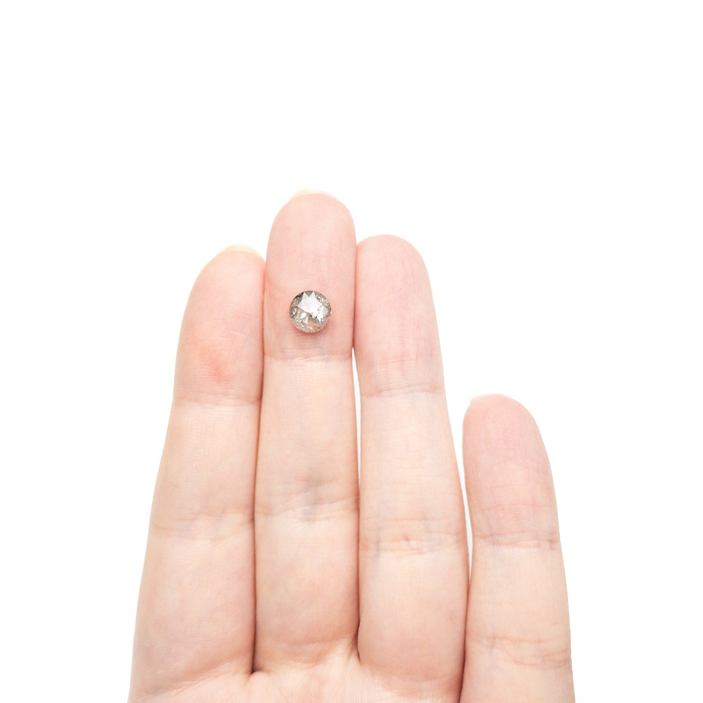 1.28ct 6.78x6.75x3.35mm Round Rosecut 🇨🇦 27034-01