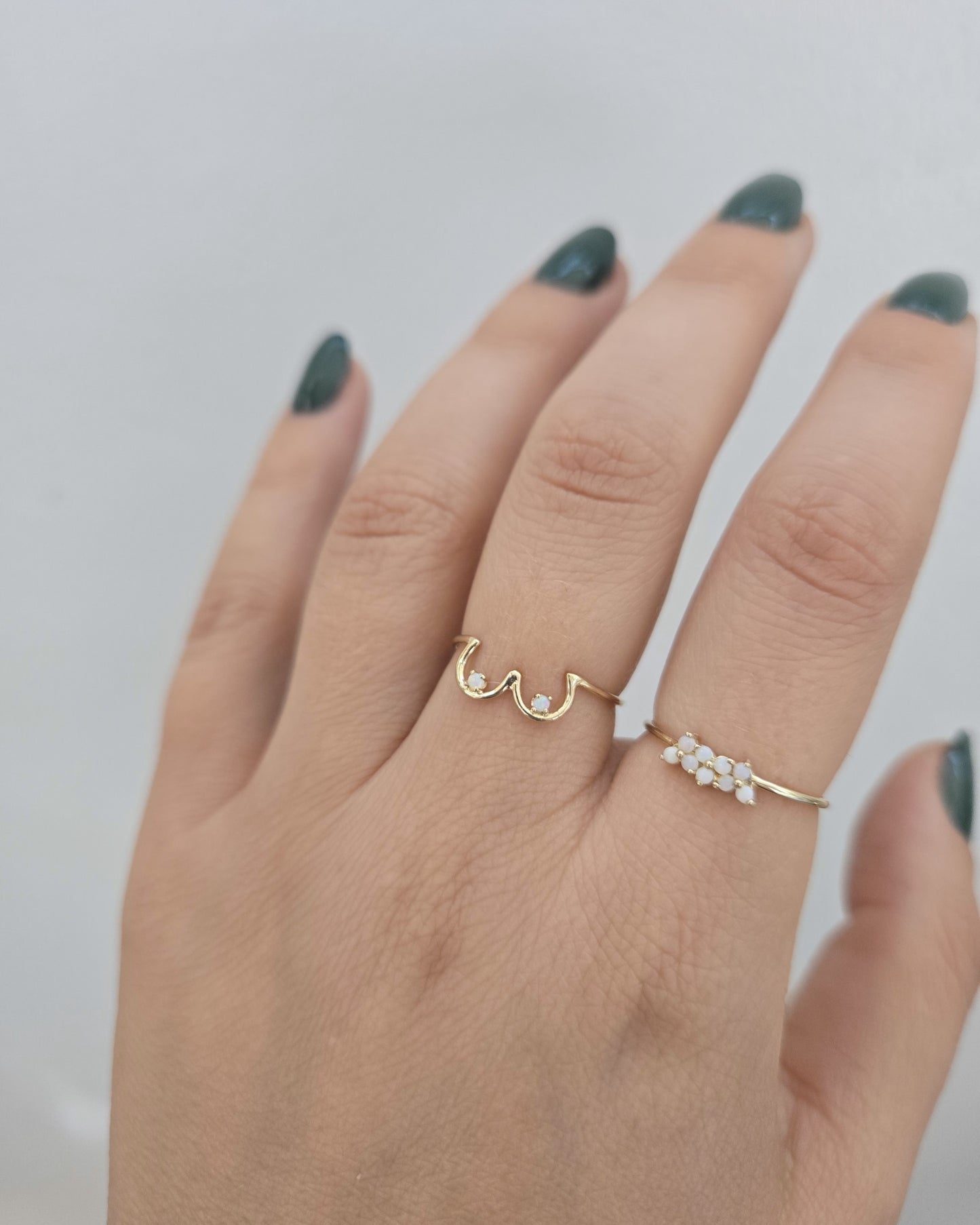 Opal Boob Ring & Opal Carina Ring