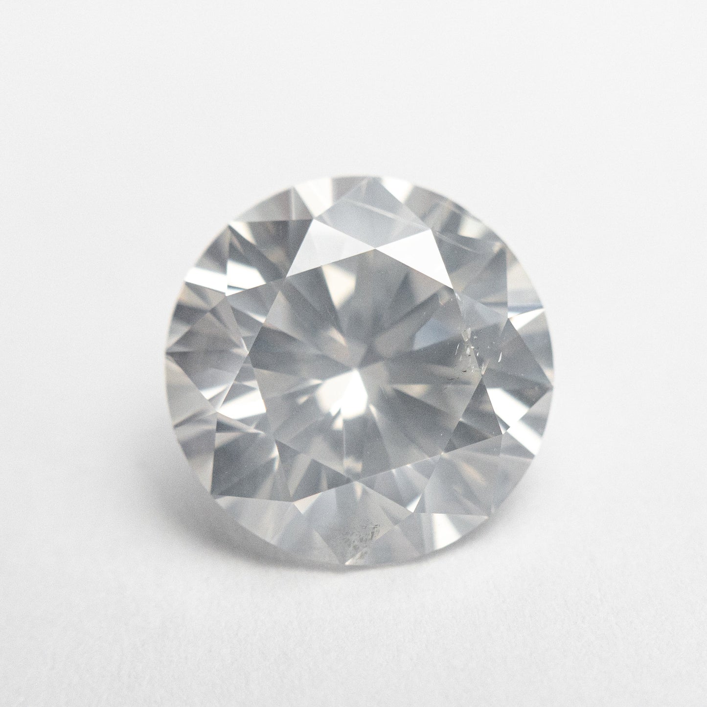 4.00ct 10.13x10.12x6.25mm GIA I2 Fancy White Round Brilliant 19263-01 - Misfit Diamonds