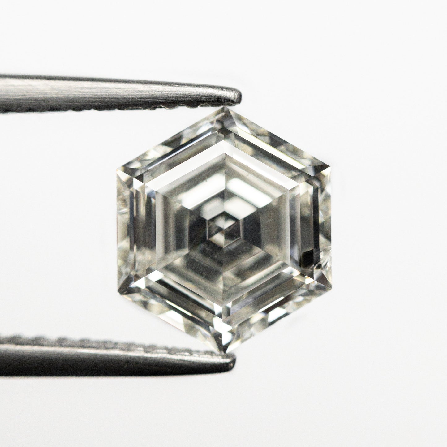 2.05ct 9.11x9.03x4.05mm SI2+ J Hexagon Step Cut 24276-01