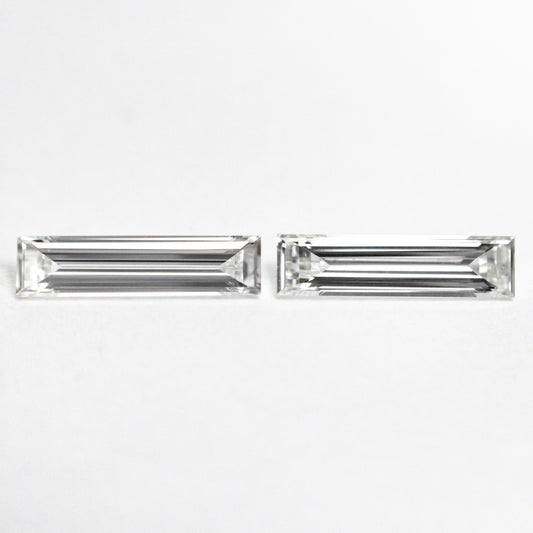 0.43cttw 2pc 8.07x1.98x1.22mm 8.07x2.05x1.29mm VS G Baguette Step Cut Matching Pair 24701-01
