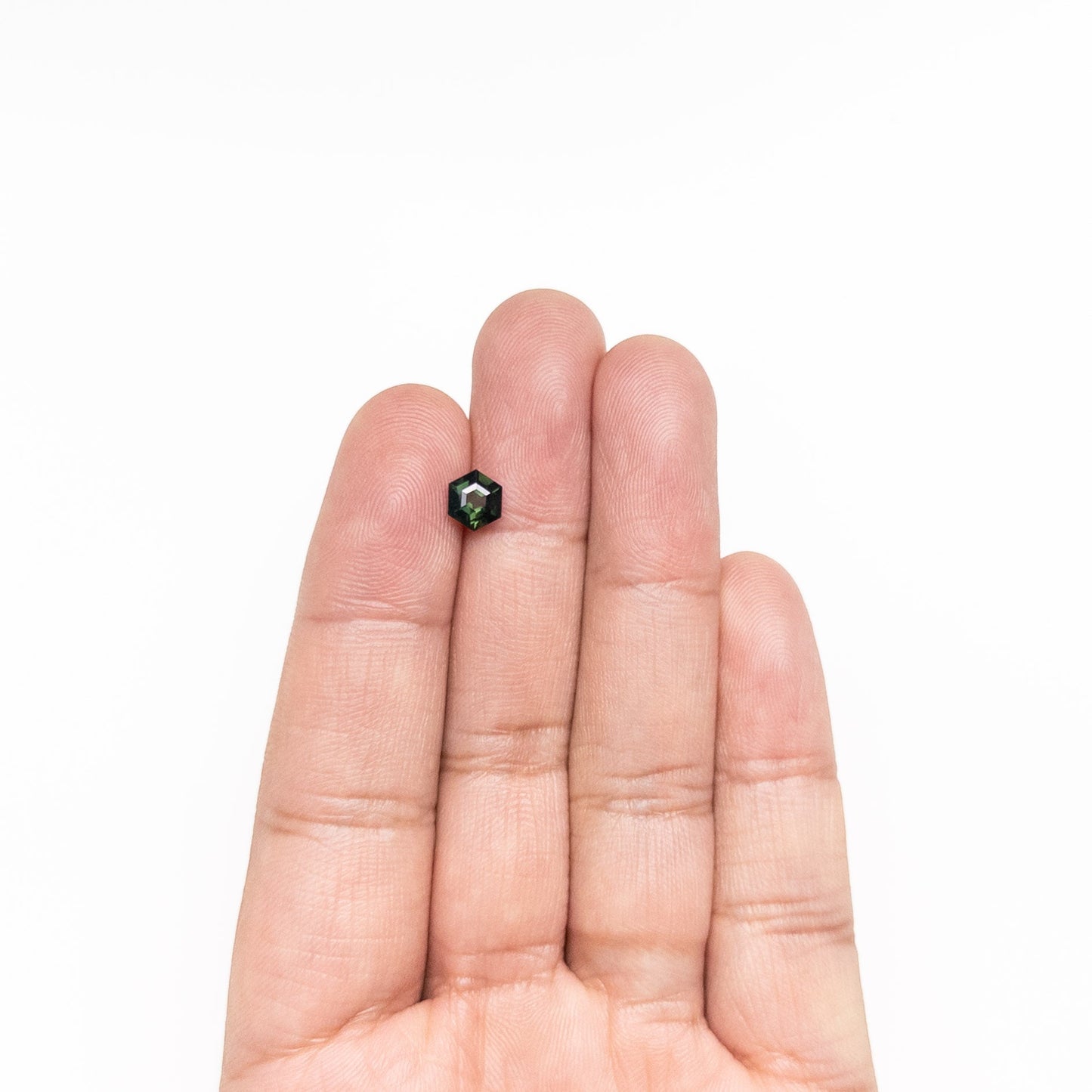 1.04ct 6.60x5.72x3.83mm Hexagon Step Cut Sapphire 26509-01