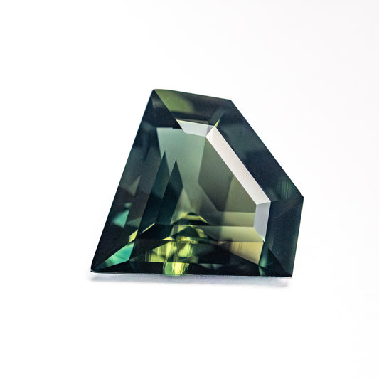 2.84ct 9.76x10.81x4.72mm Shield Step Cut Sapphire 26727-01