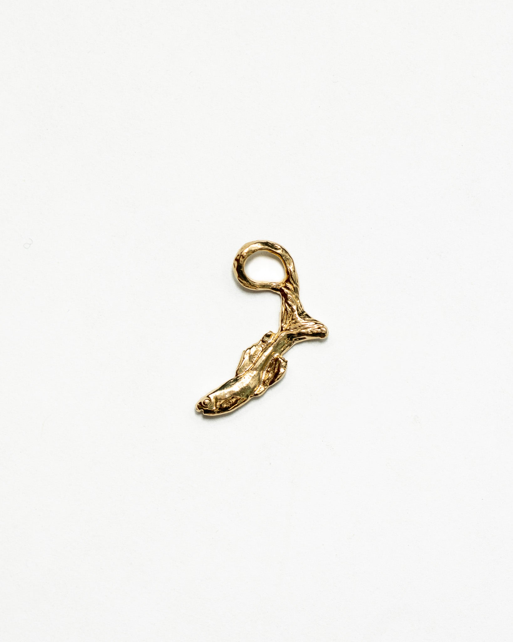 Baby Beta Charm in 14k yellow gold