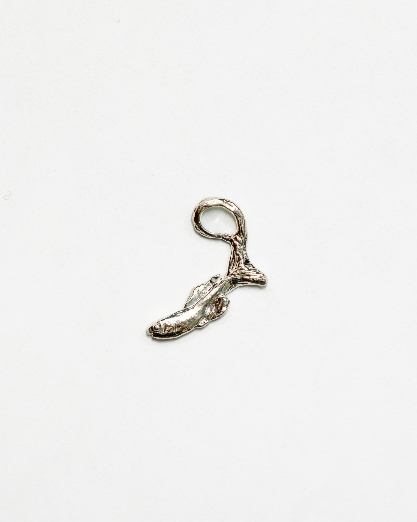 Baby Betta Charm in sterling silver