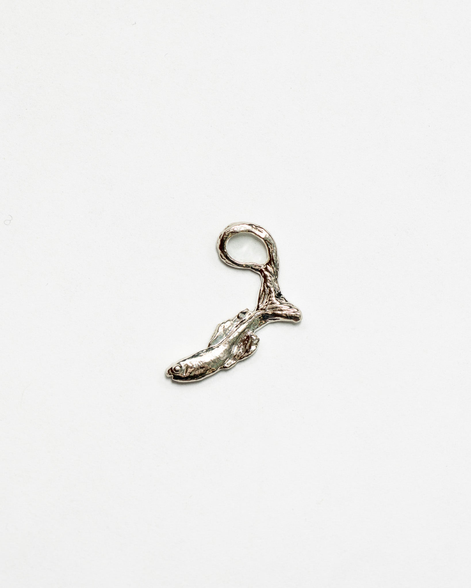Baby Betta Charm in sterling silver