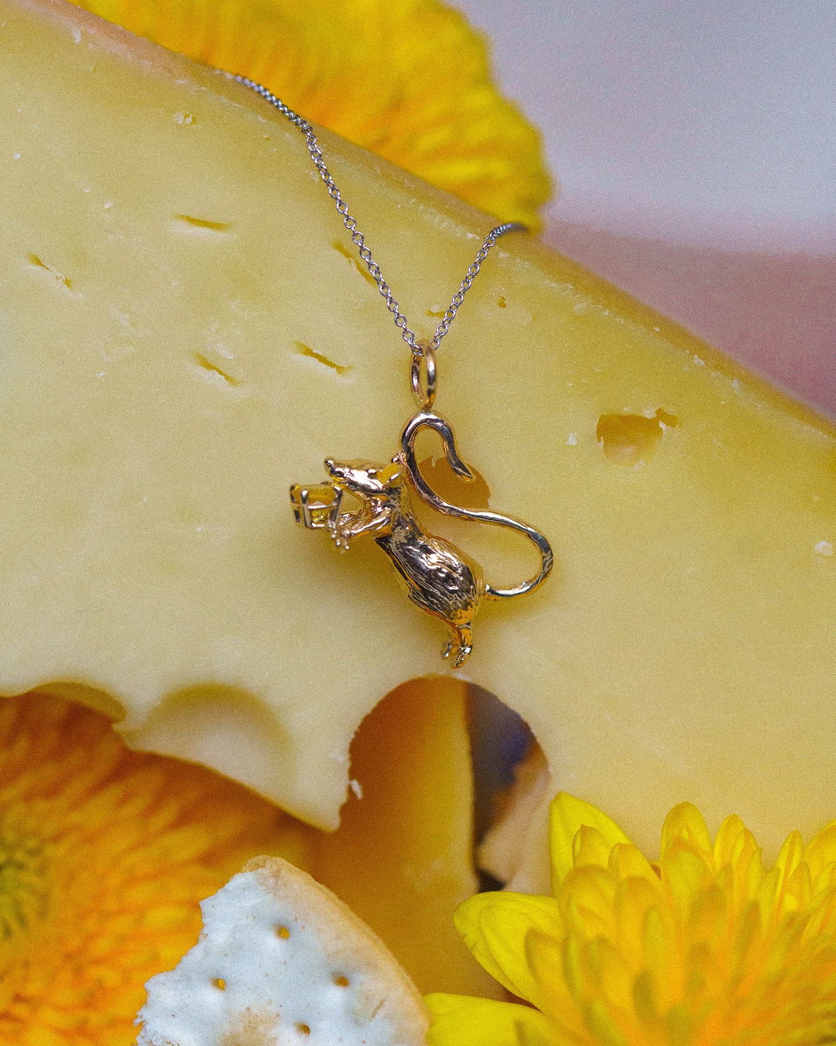 Emille Charm in 14k yellow gold