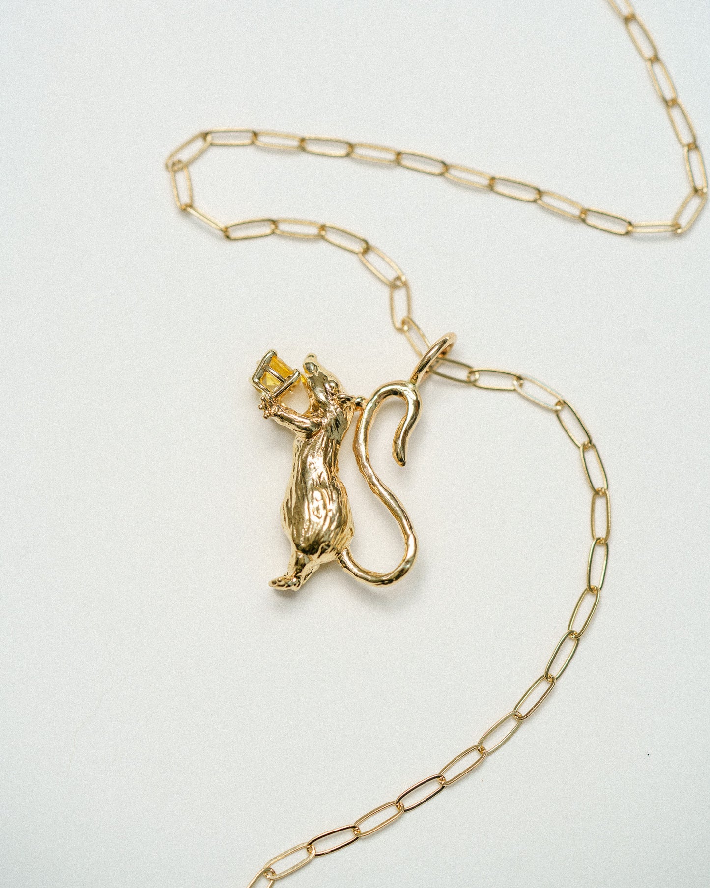Emille Charm in 14k yellow gold