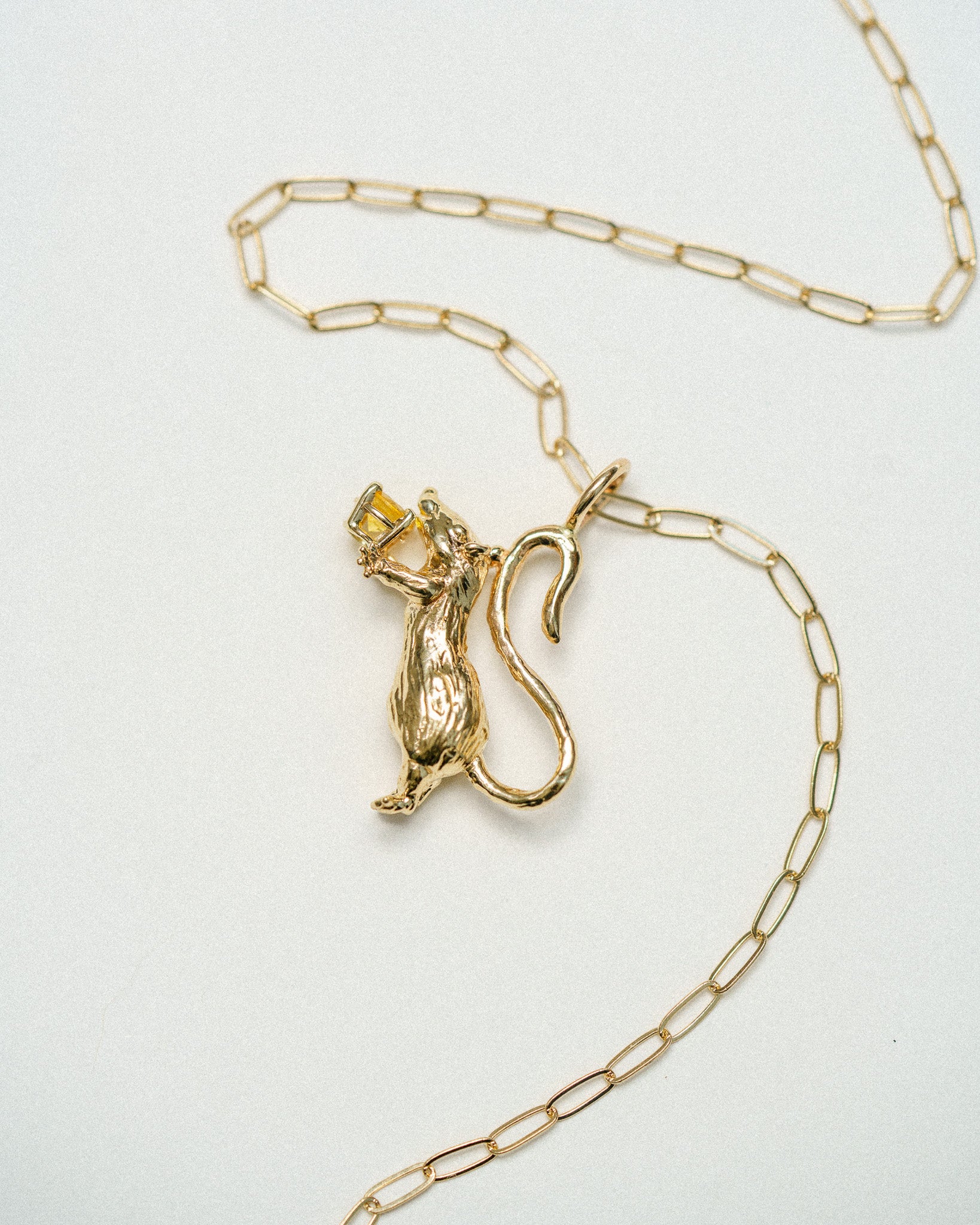 Emille Charm in 14k yellow gold