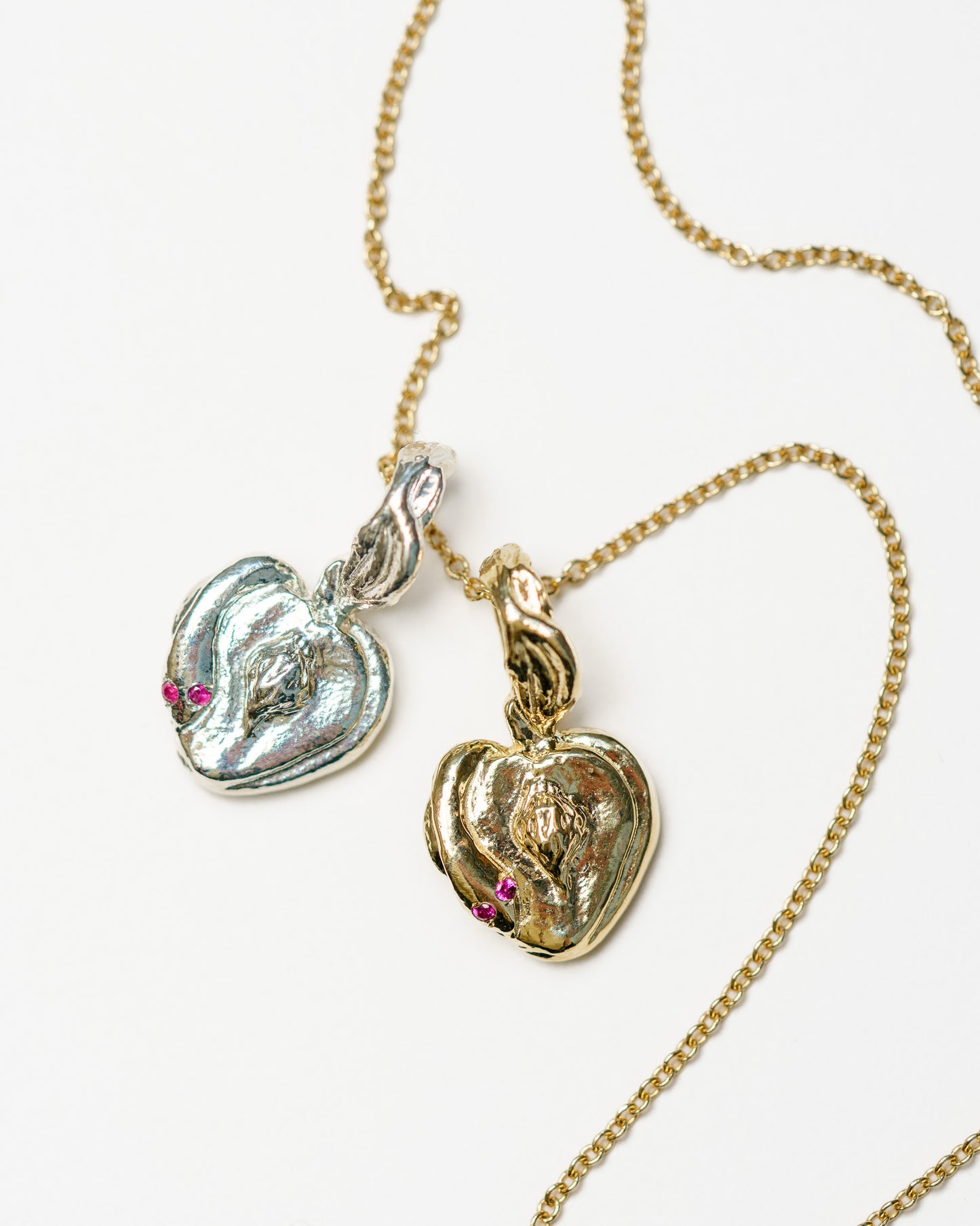 Lilith Charm in 14k yellow gold and sterling silver