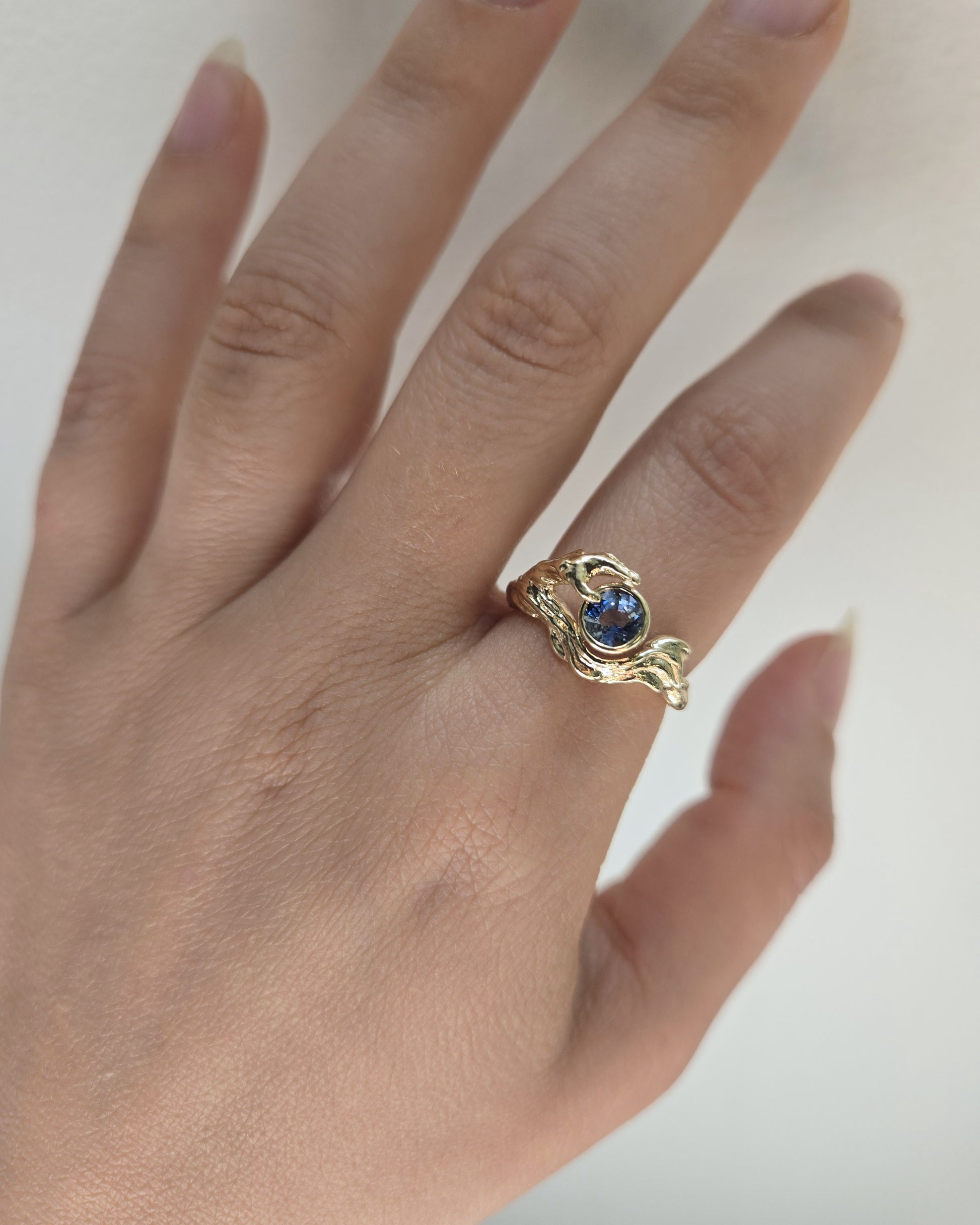 Hand Carved Water Ring