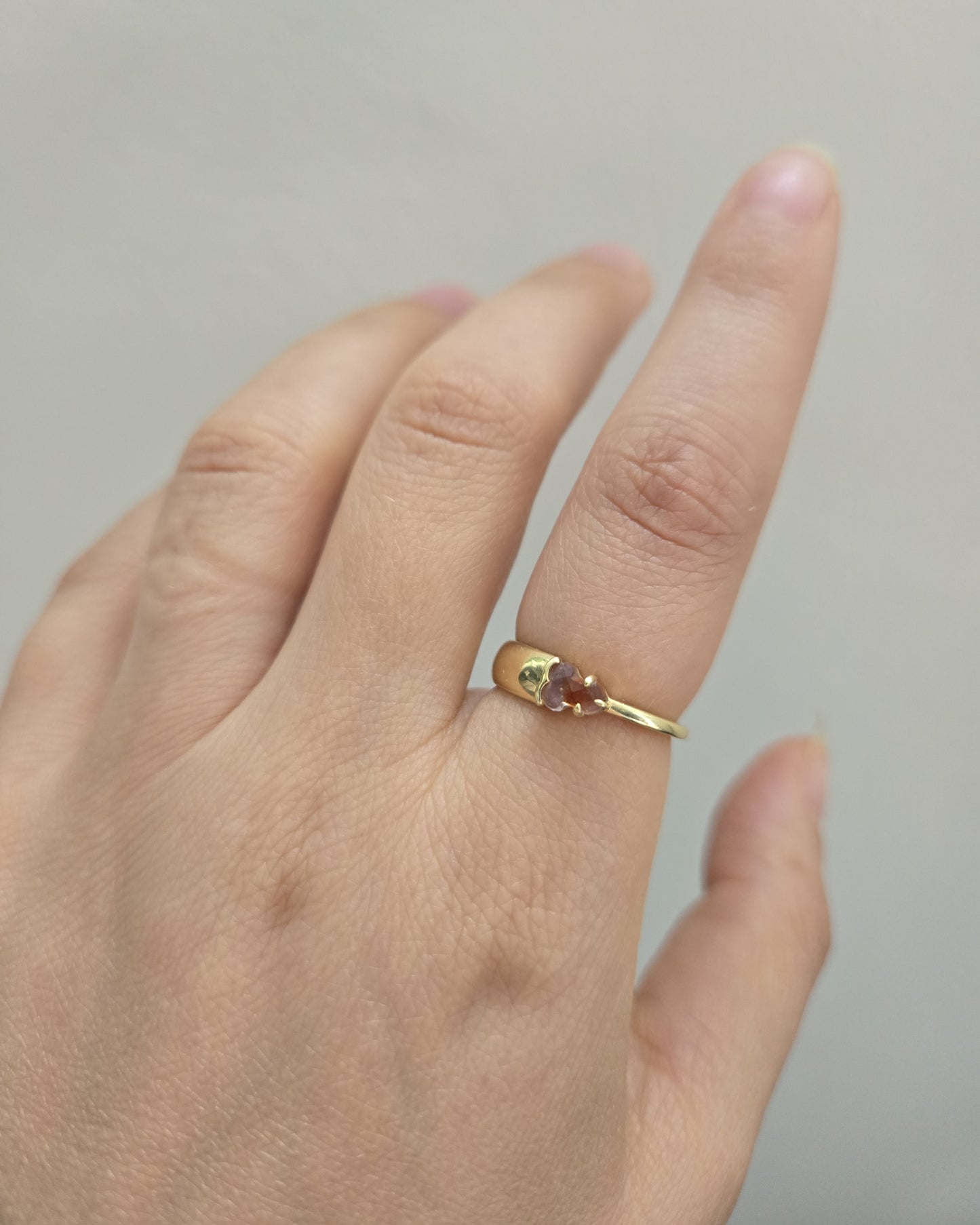 Penis Ring modeled on a hand