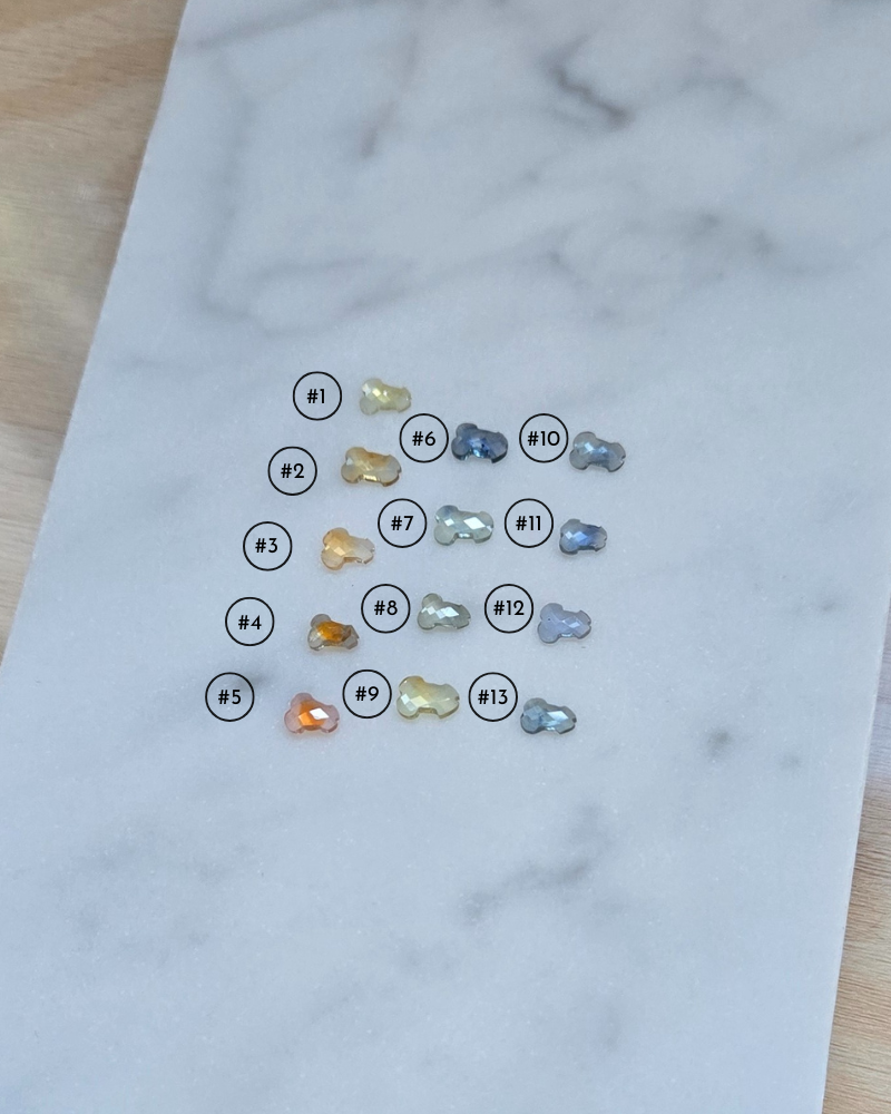 Rose Cut Montana Sapphire Penises from Misfit Sapphires