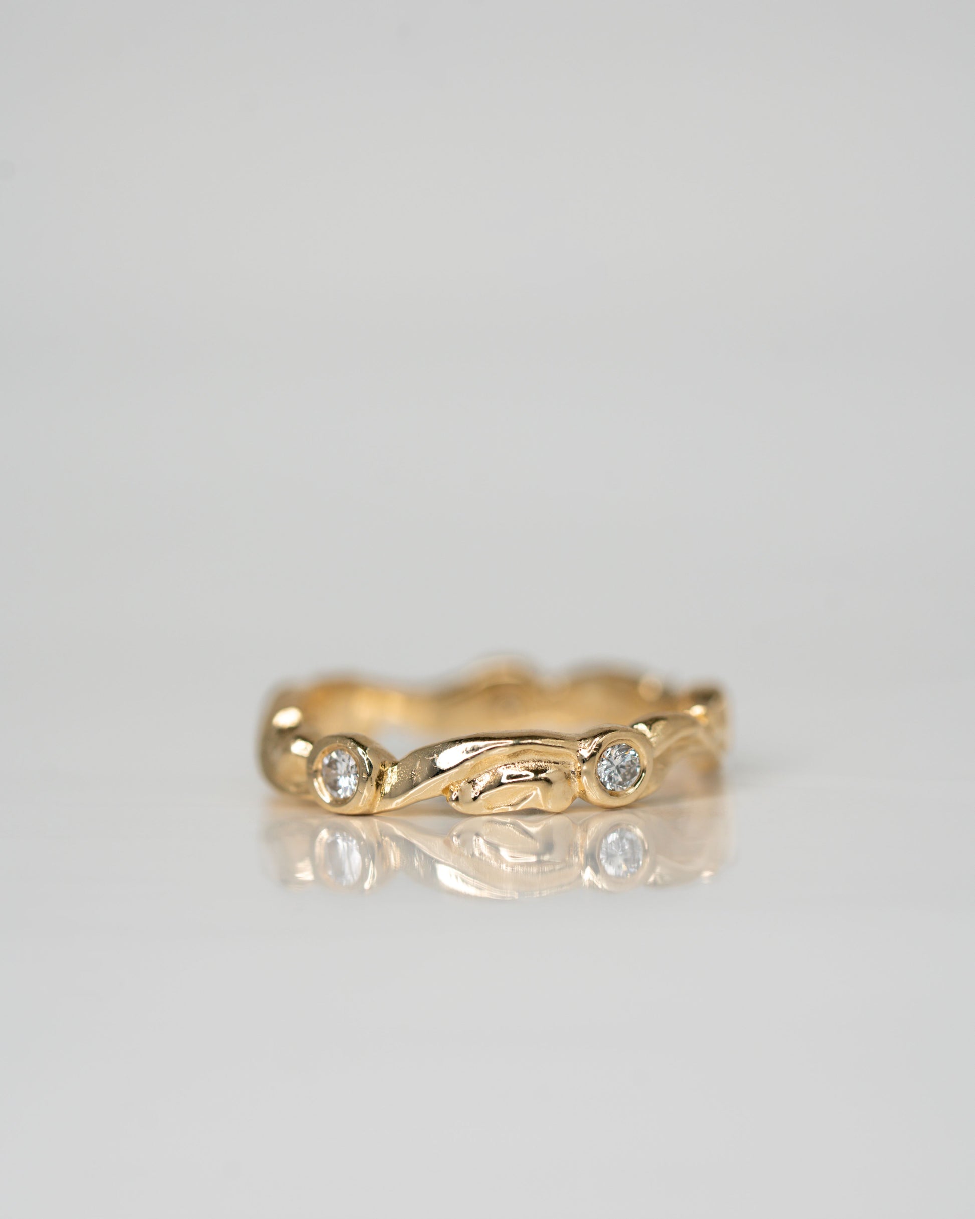 Sage Band in 14k yellow gold.