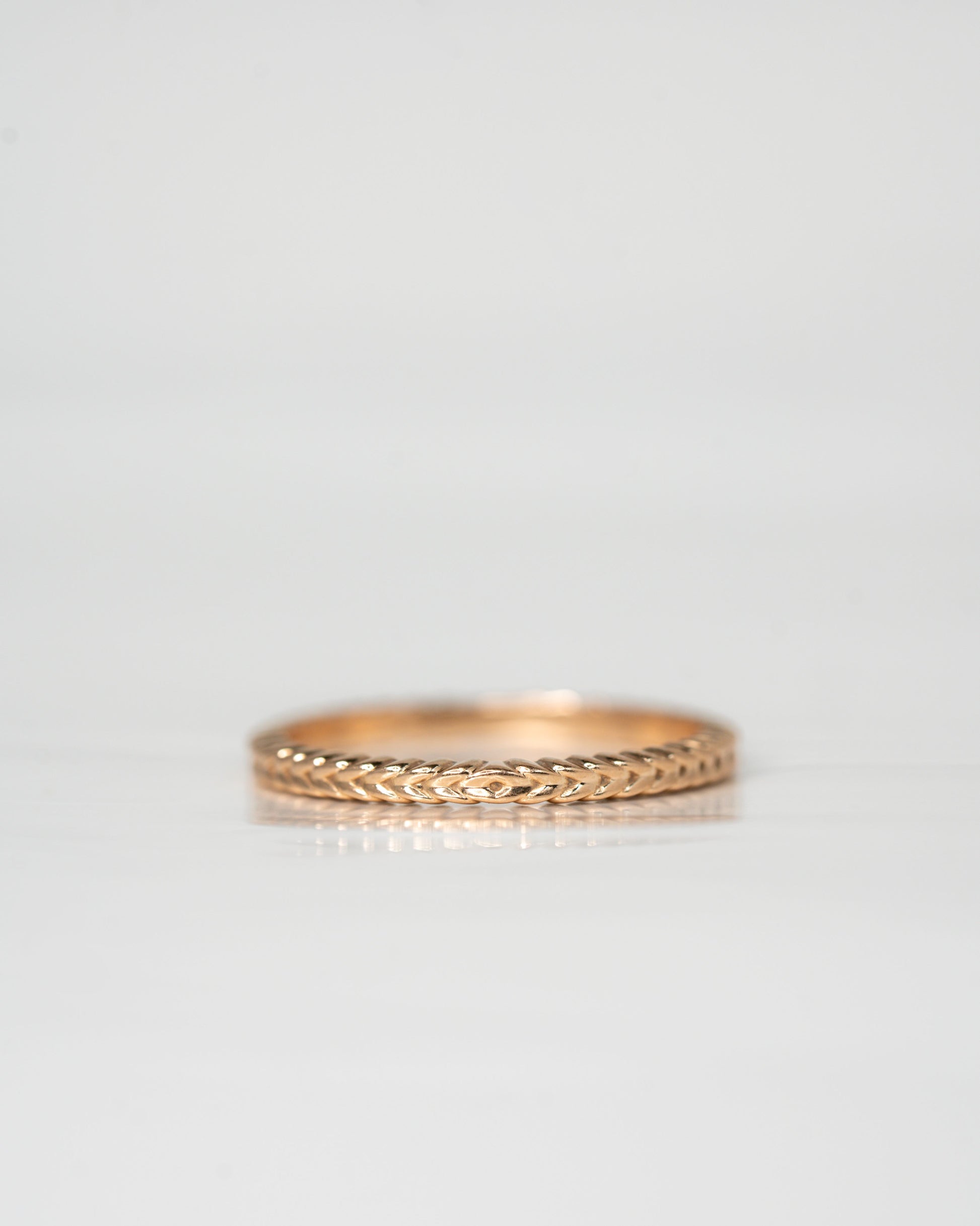 Woven Band in 14k rose gold