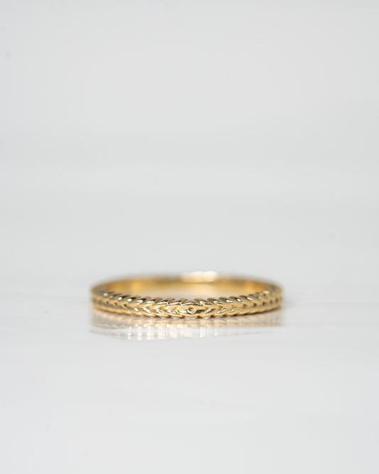 Woven Band in 14k yellow gold