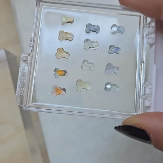 Rose Cut Montana Sapphire Penises from Misfit Sapphires