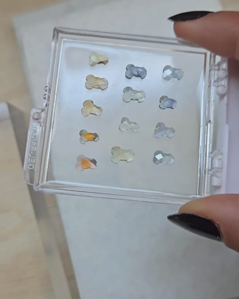 Rose Cut Montana Sapphire Penises from Misfit Sapphires