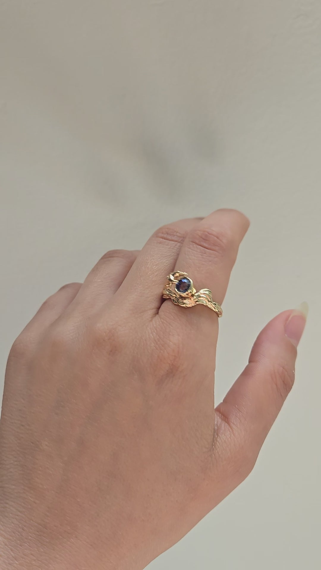 Hand Carved Water Ring