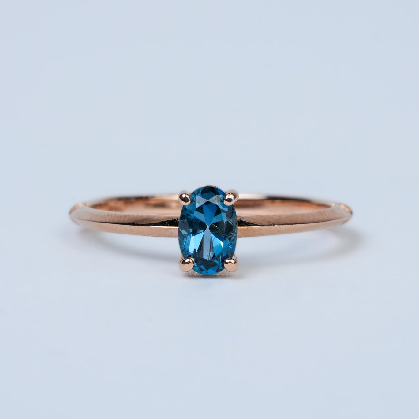 June's London Blue Topaz Ring