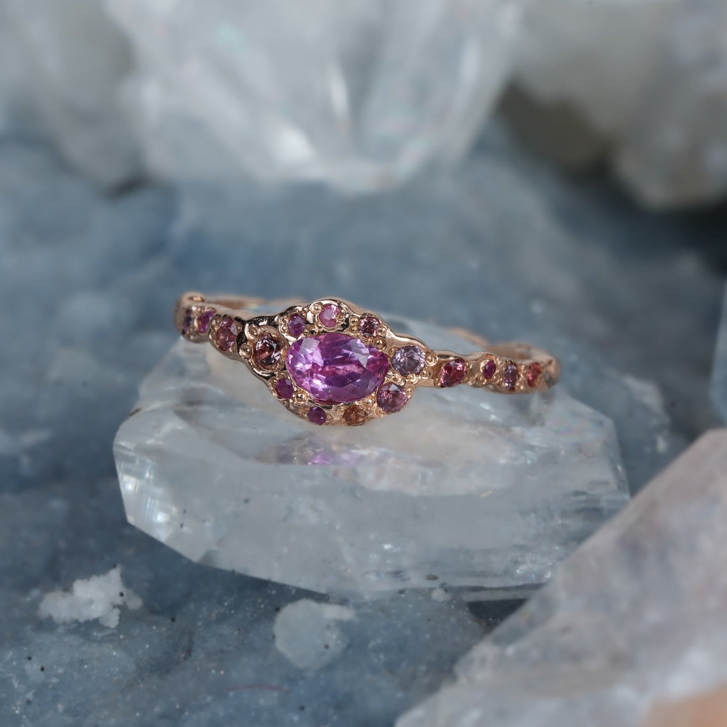 Pink Sapphire Fairy Ring